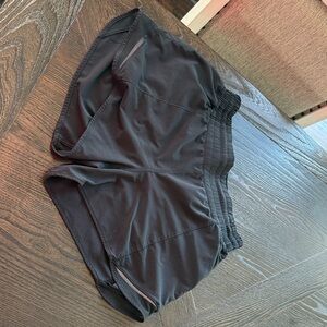 lululemon athletica Black Athletic Running Shorts